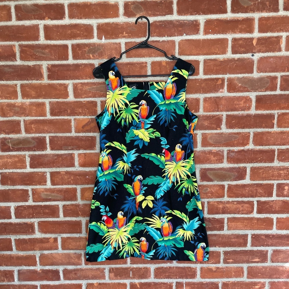 Vintage Hawaiian tropical dress